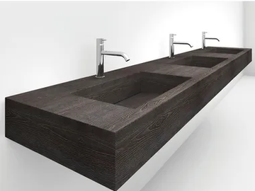 SIMPLE - Wall-mounted laminate Public washbasin by FIT INTERIORS - view 2